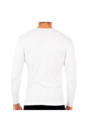 T-shirt thermique manches longues Homme Blanc