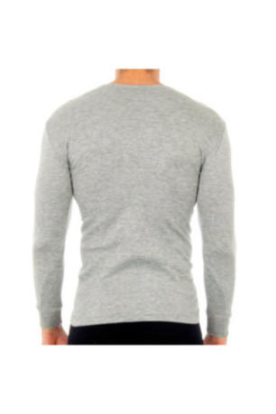 T-shirt thermique manches longues homme Gris