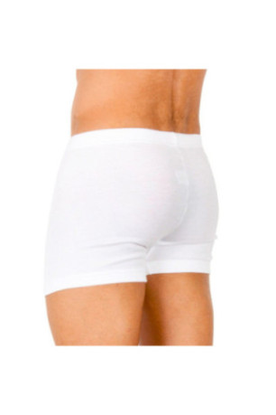 Boxer thermique uni Homme Blanc