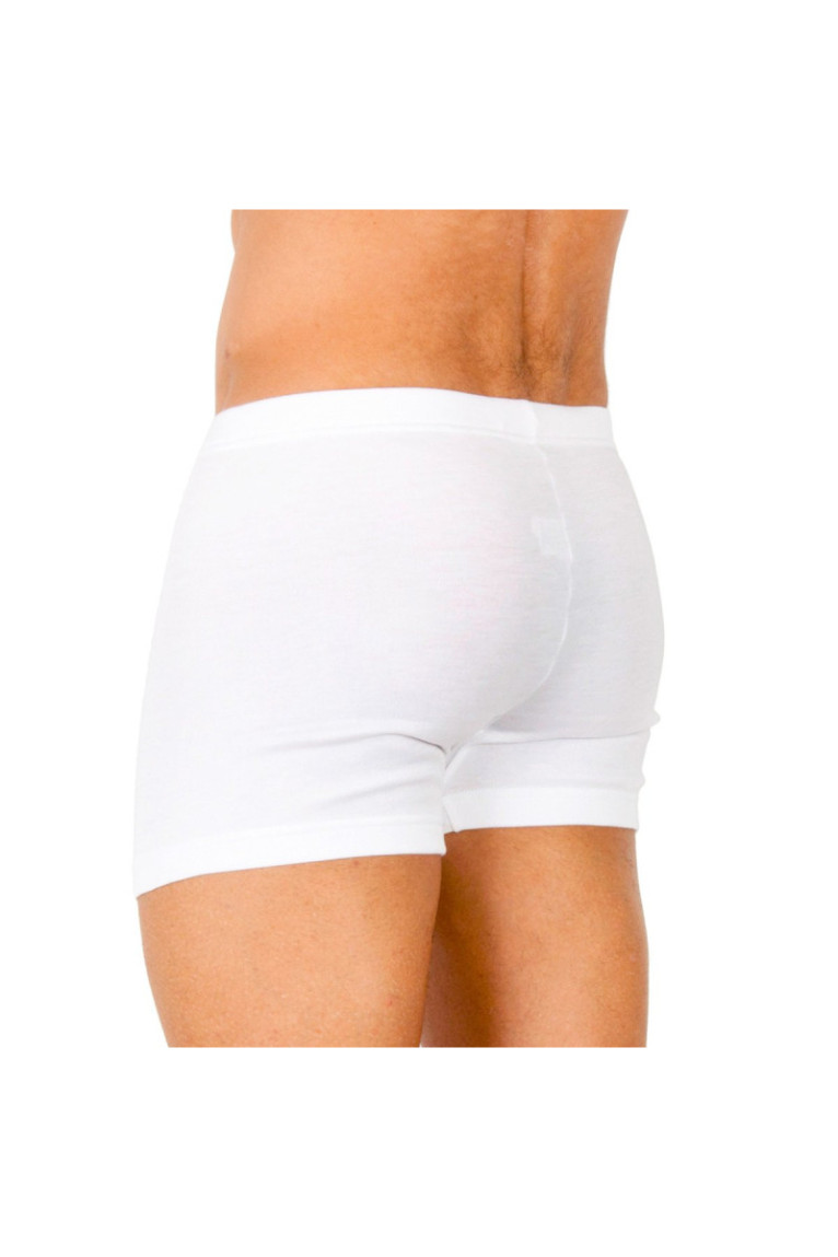 Boxer thermique uni Homme Blanc