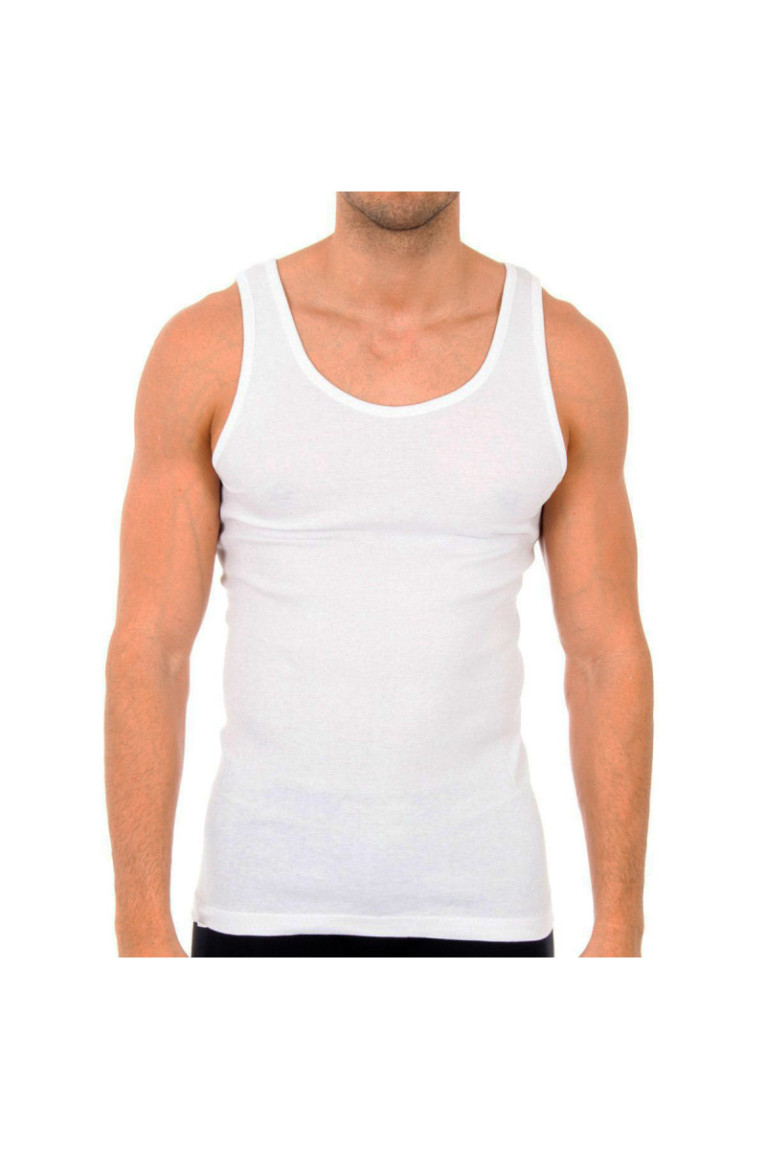 Débardeur Classic à larges bretelles Homme Blanc