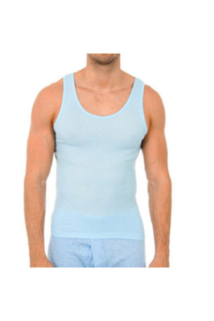 Débardeur à larges bretelles Homme Bleu Céleste