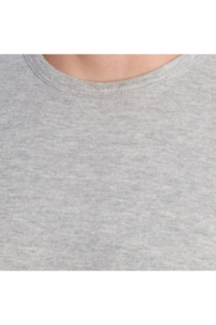 T-Shirt Thermique Manches Courtes Homme Gris