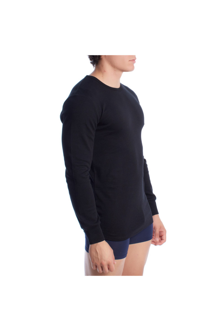 T-shirt Thermique Manches Longues Homme Noir