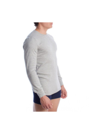 T-shirt thermique à manches longues Homme Gris