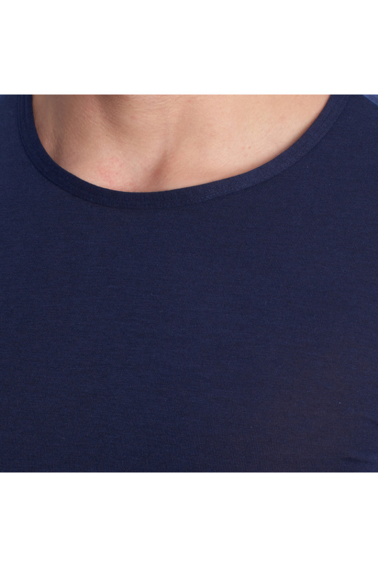 T-shirt thermique manches longues Homme Bleu Marine