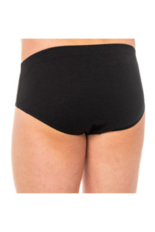 Slip Sport avec Ouverture Frontale Homme Noir