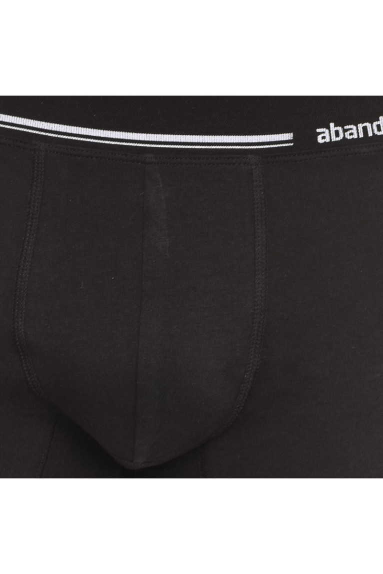 Boxer en coton extensible avec ceinture extra douce Homme Noir
