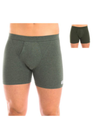 Lot de 2 boxers Ocean en coton bio Homme Vert