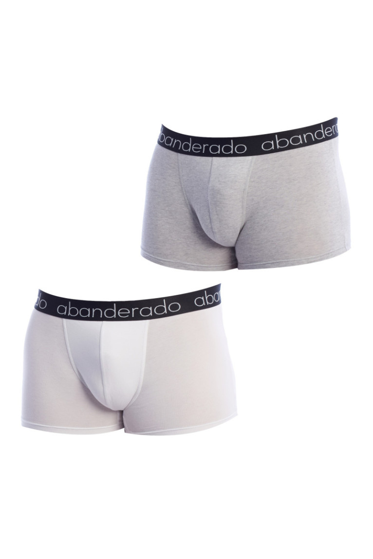 Boxers Homme Blanc Gris Abanderado