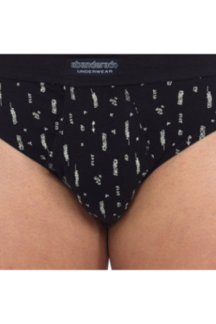Slips Homme Noir et Bleu Abanderado