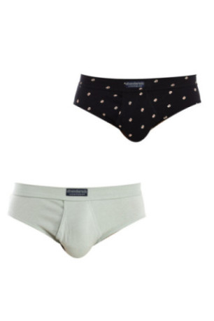 Slips Homme Noir et Vert Abanderado