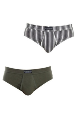 Slips Homme Vert et Blanc Abanderado