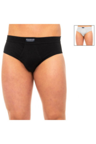 Slips Homme Noir et Gris Abanderado