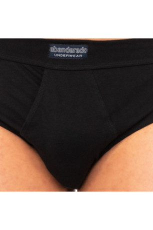 Slips Homme Noir et Gris Abanderado