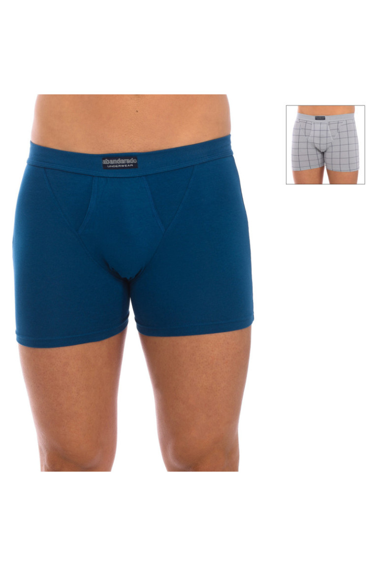 Boxers Homme Gris bleu Abanderado