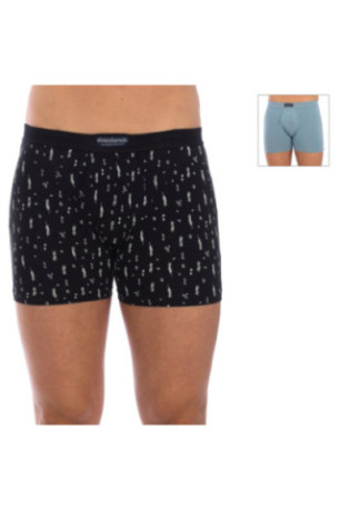 Boxers Homme Noir et Bleu Abanderado