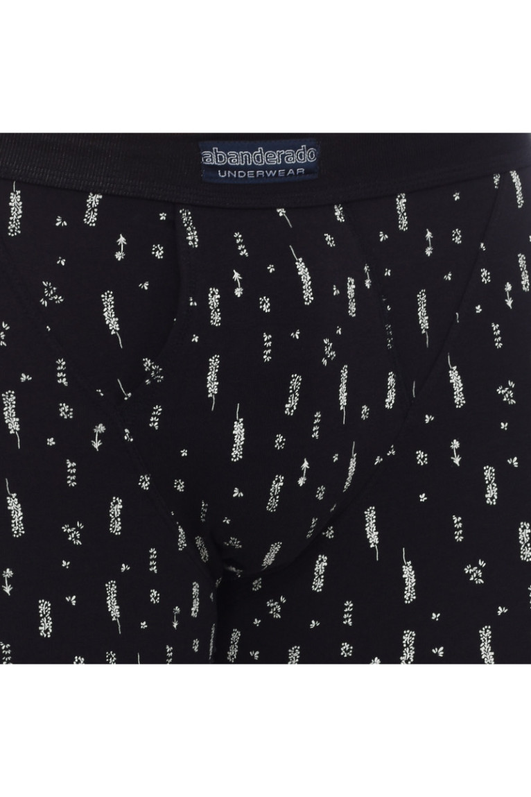 Boxers Homme Noir et Bleu Abanderado