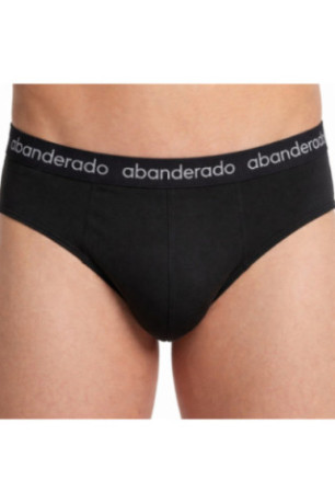 Slips Homme Gris-Noir Abanderado