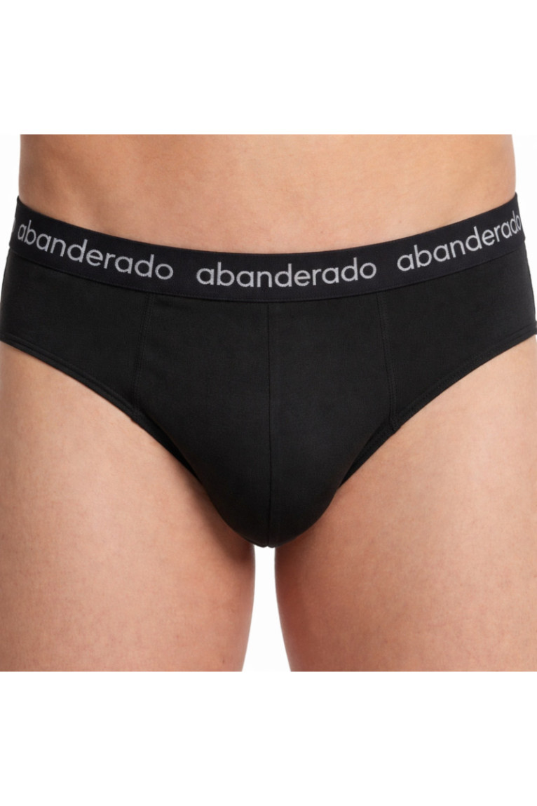 Slips Homme Gris-Noir Abanderado