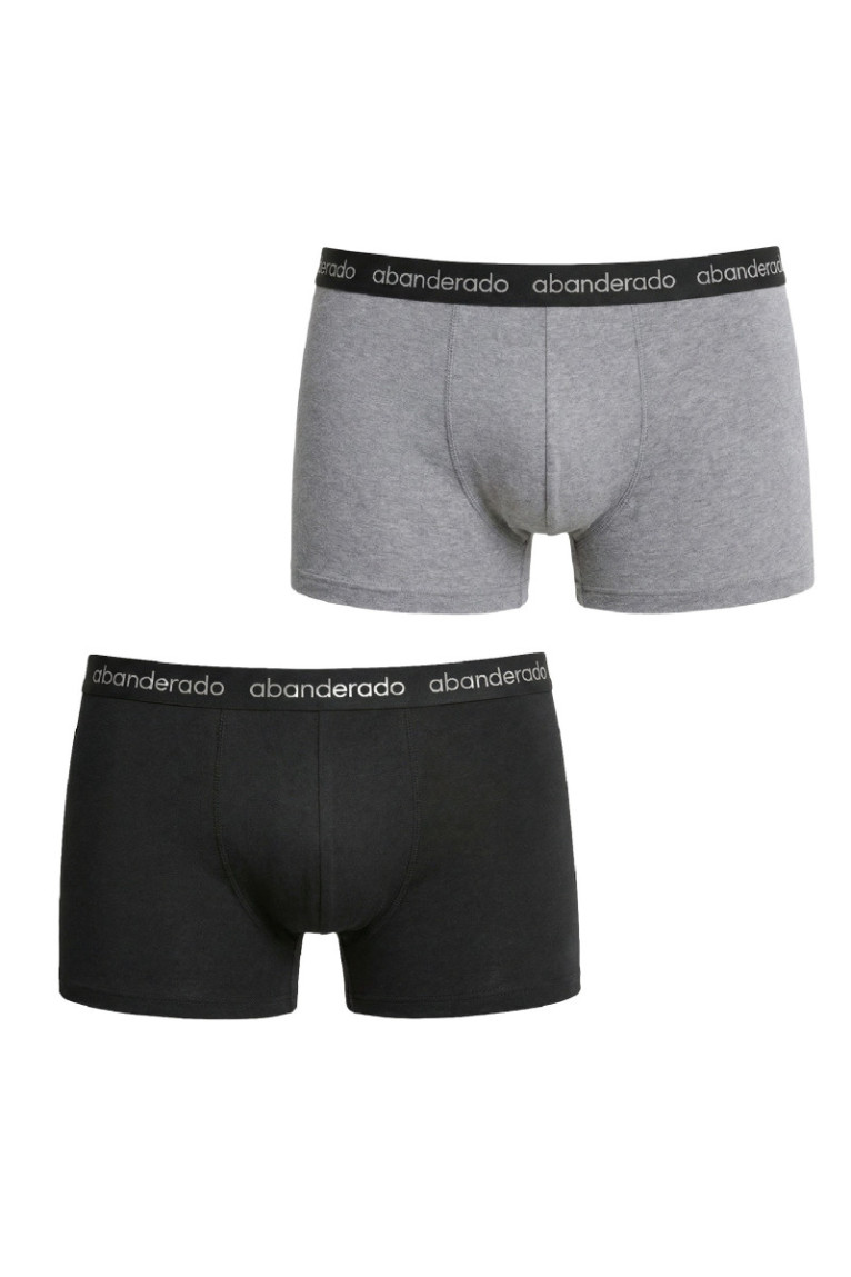Boxers Homme Gris et Noir Abanderado