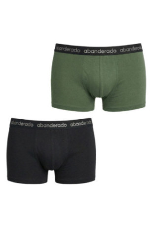 Boxers Homme Noir et Kaki Abanderado