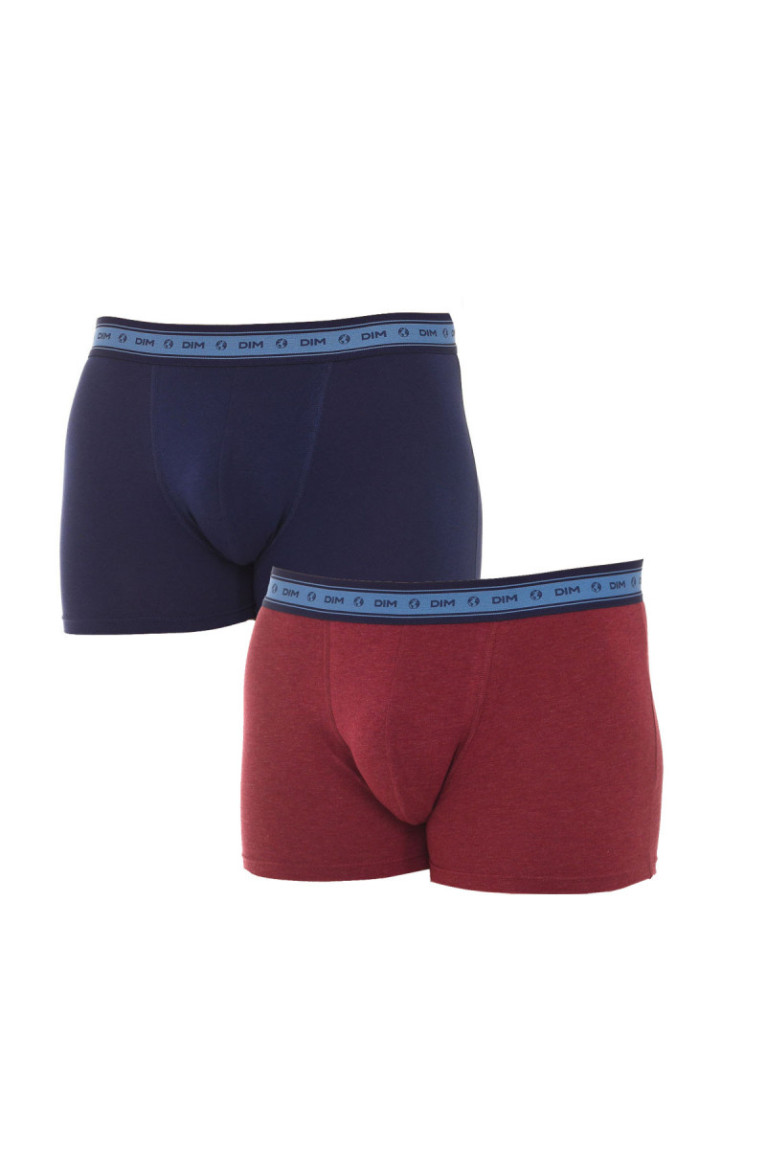Lot de 2 boxers - Burgundy/navy blue