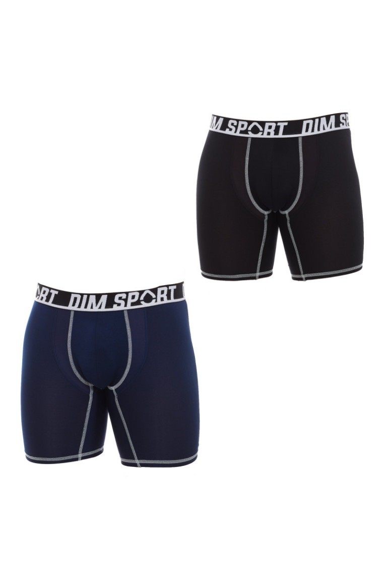 Boxer x2 - DIM - Navy Blue-Black