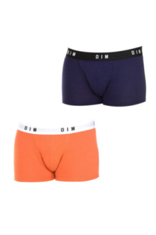 Lot de 2 boxers - Orange/navy