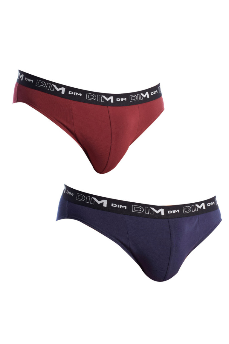 Lot de 2 Slips - Navy blue/burgundy