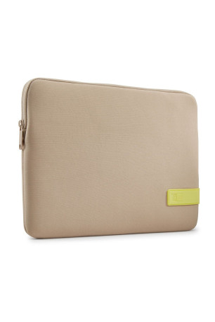 Housse pour ordinateur portable 13" Beige Taupe et Lime Case logic