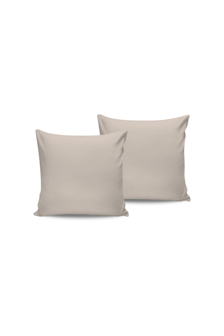 Ensemble de taies d'oreiller en satin (2 pièces) - 60x60cm