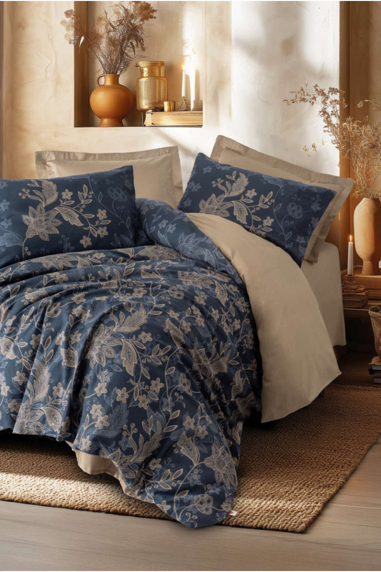 Ensemble de housse de couette en satin - 260x220cm