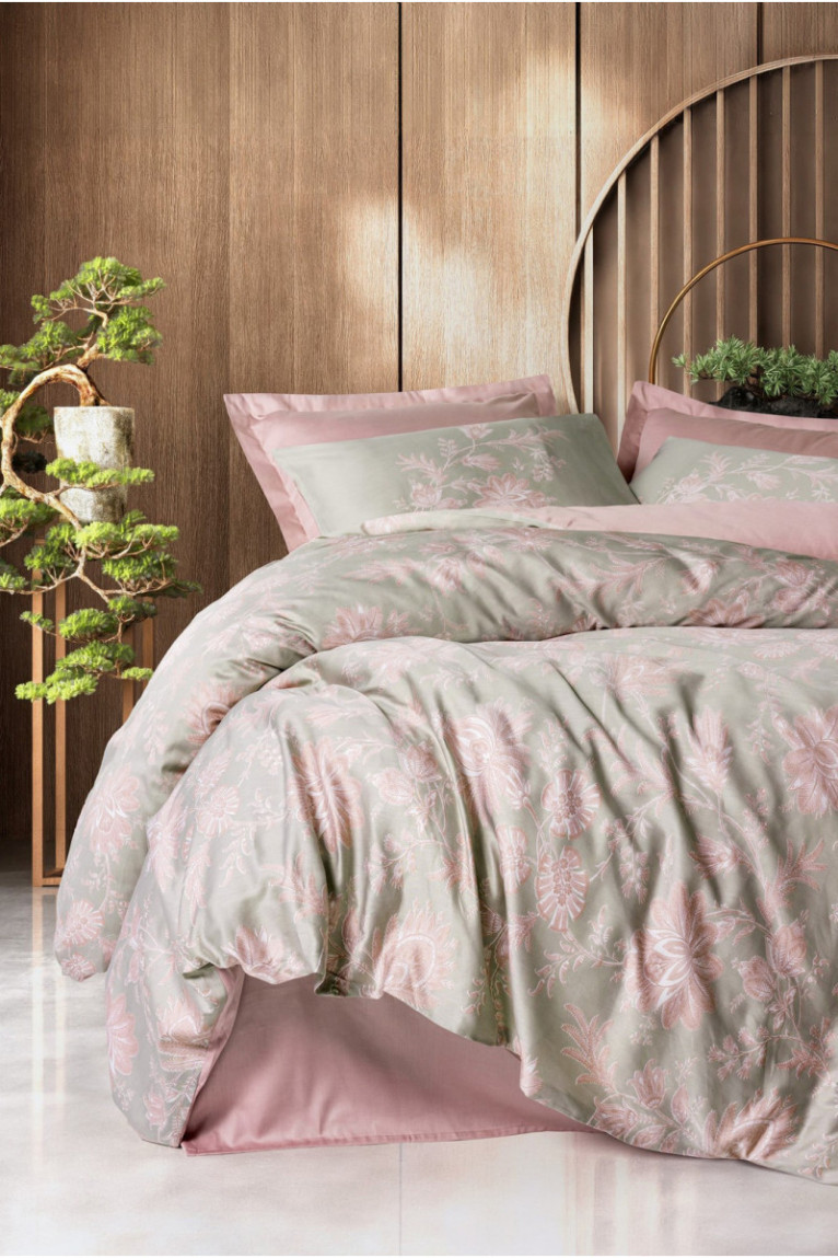 Ensemble de housse de couette en satin - 240x220cm