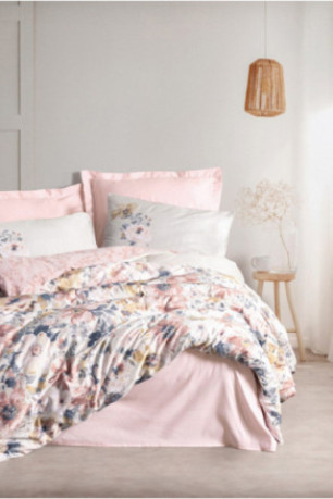 Ensemble de housse de couette en satin - 240x220cm
