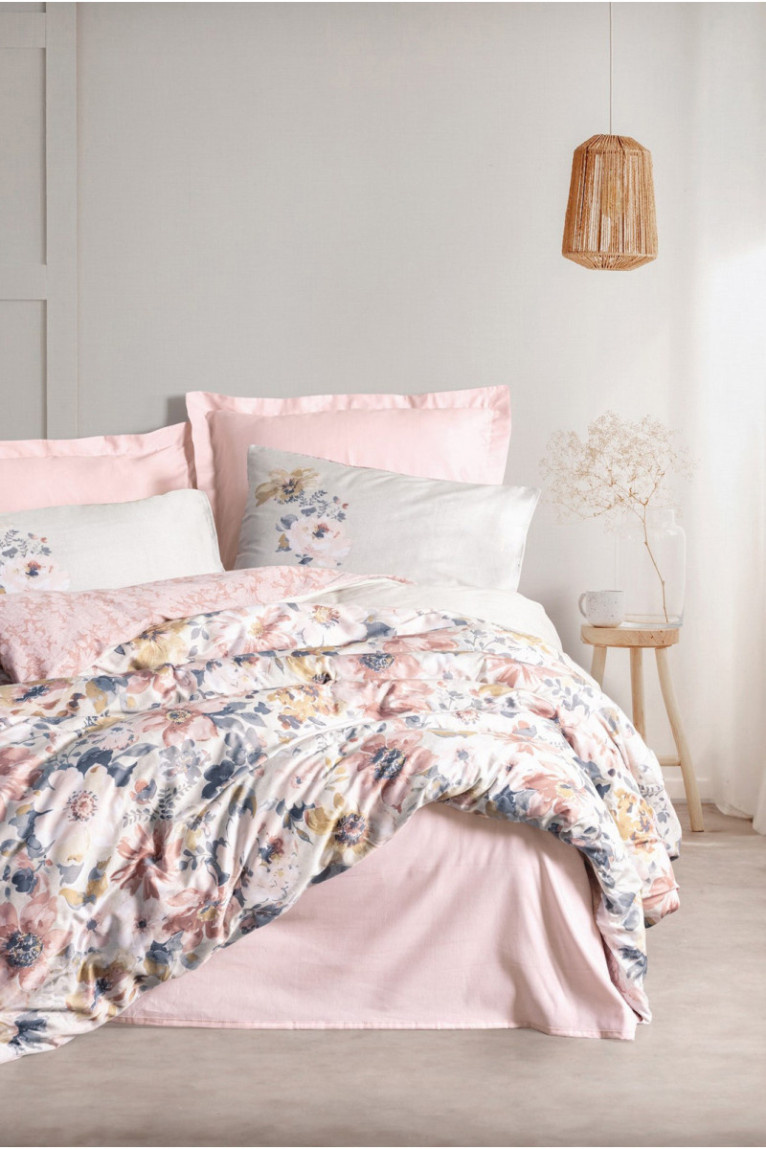 Ensemble de housse de couette en satin - 240x220cm