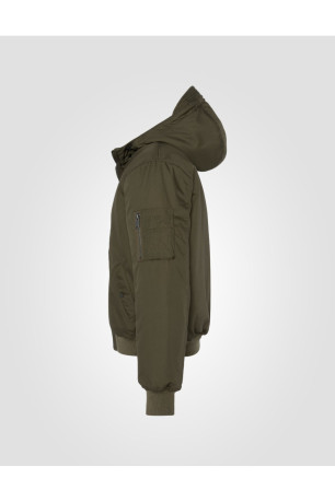 Blouson capuche double polaire Schott