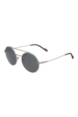 Lunettes de soleil rondes polarisées Argent
