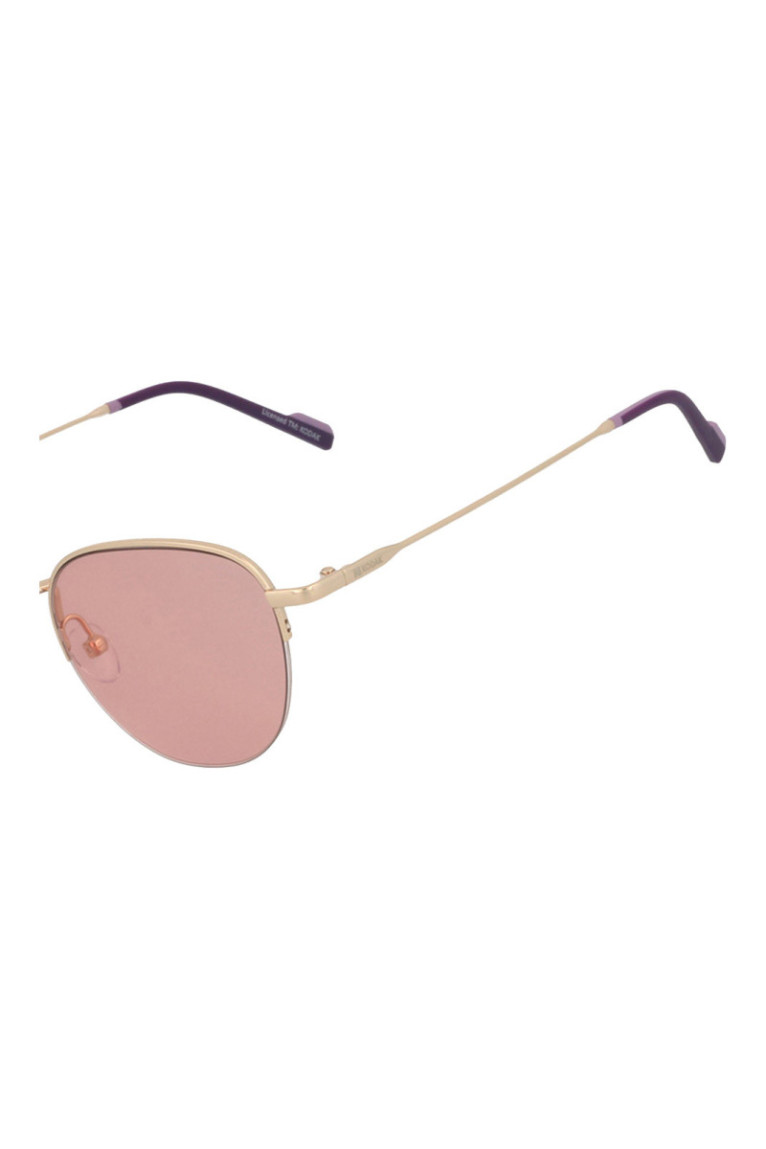 Lunettes de soleil polarisées Rose doré 49 mm