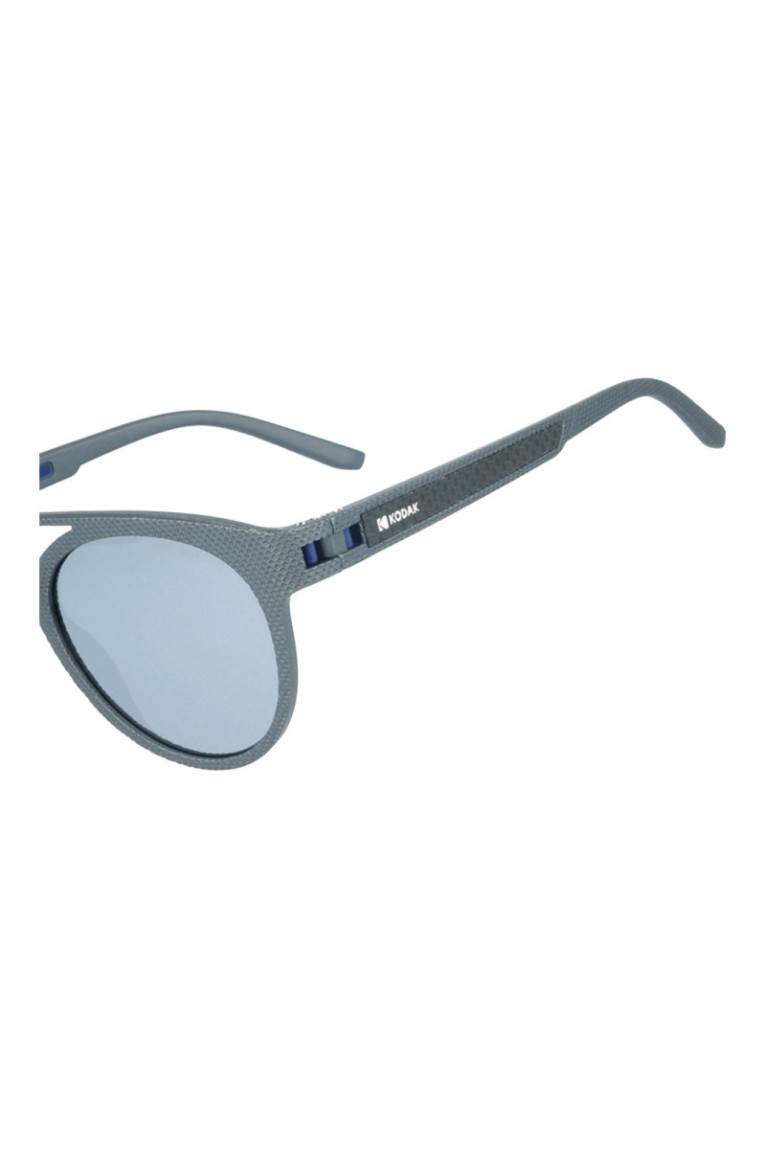 Lunettes de soleil rondes Gris mat 50 mm
