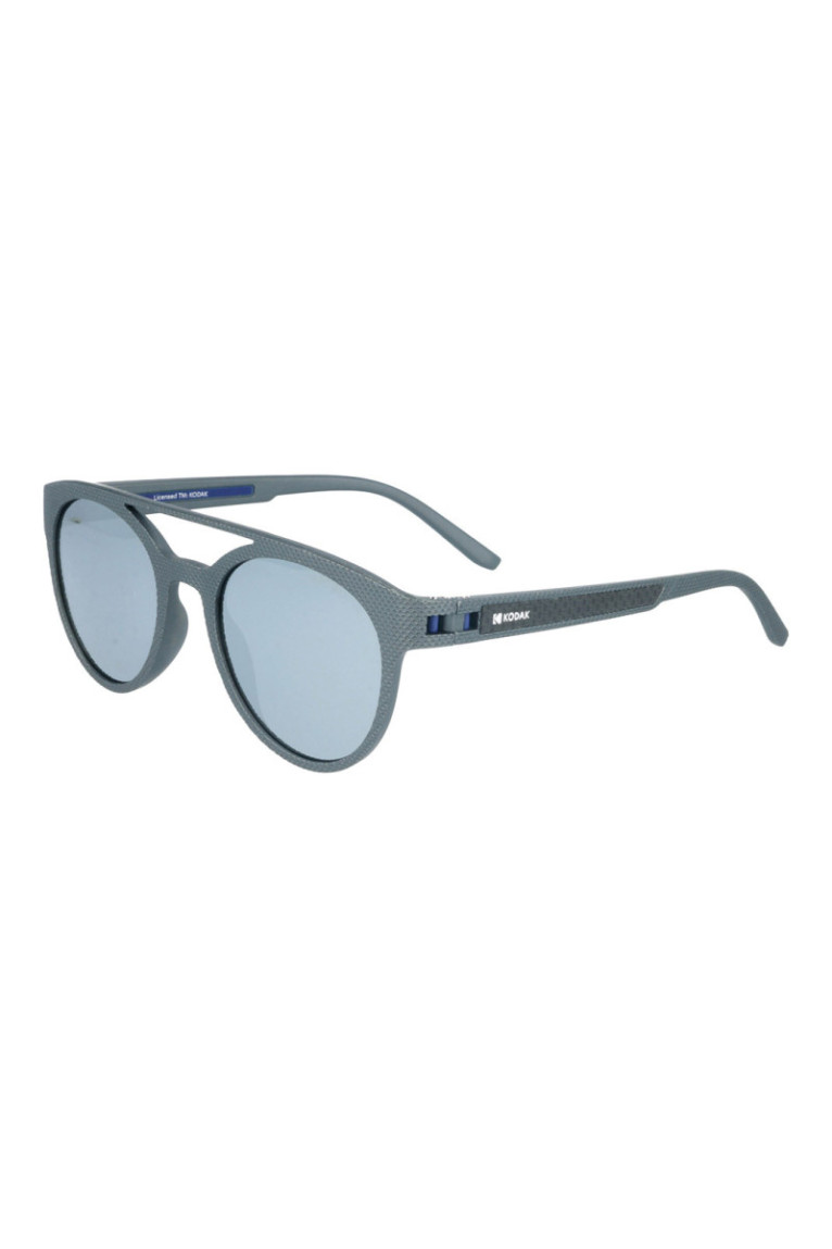 Lunettes de soleil rondes Gris mat 50 mm
