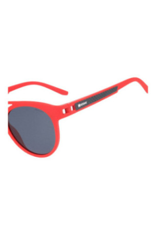Lunettes de soleil rondes Rouge mat 50 mm