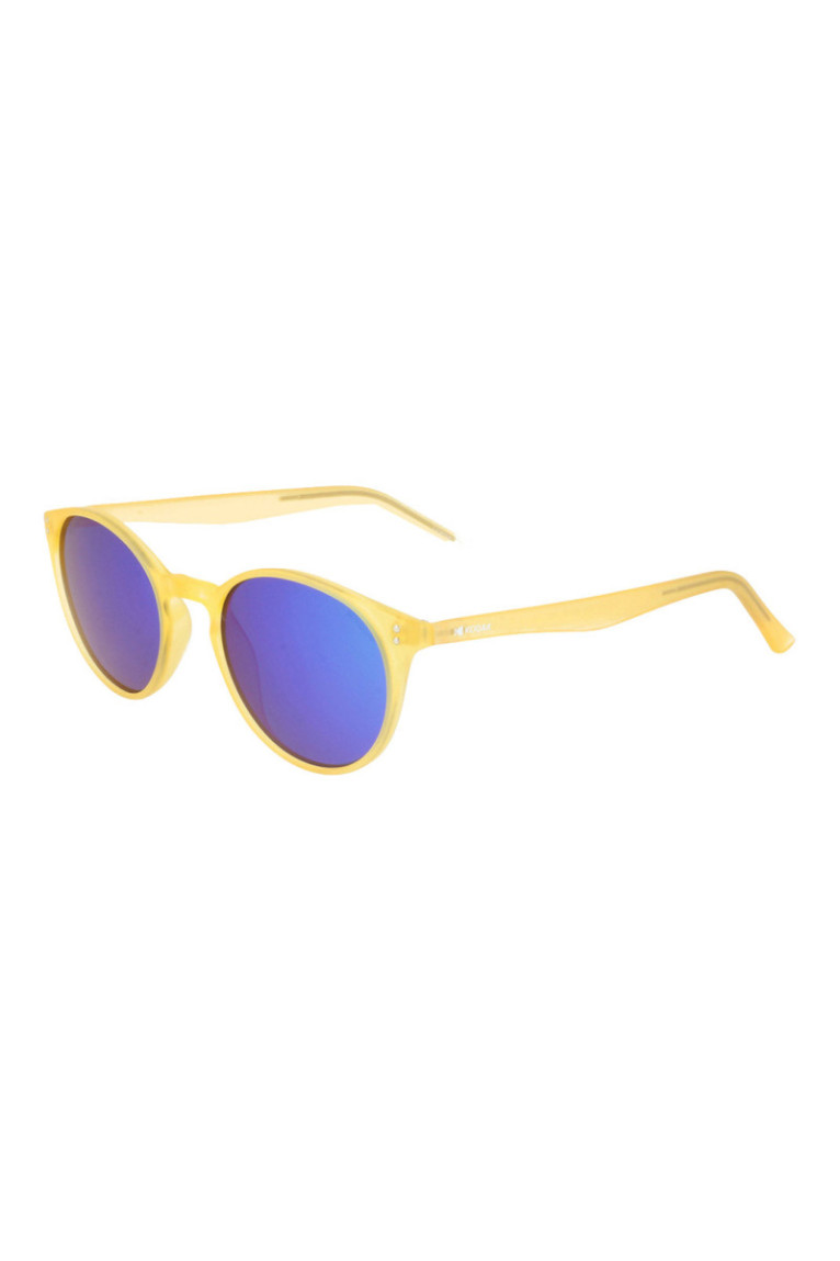 Lunettes de soleil rondes Jaune mat 48 mm