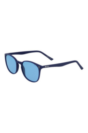 Lunettes de soleil rondes Unisex Bleu mat