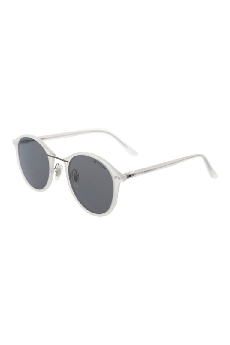 Lunettes de soleil rondes transparentes 49 mm