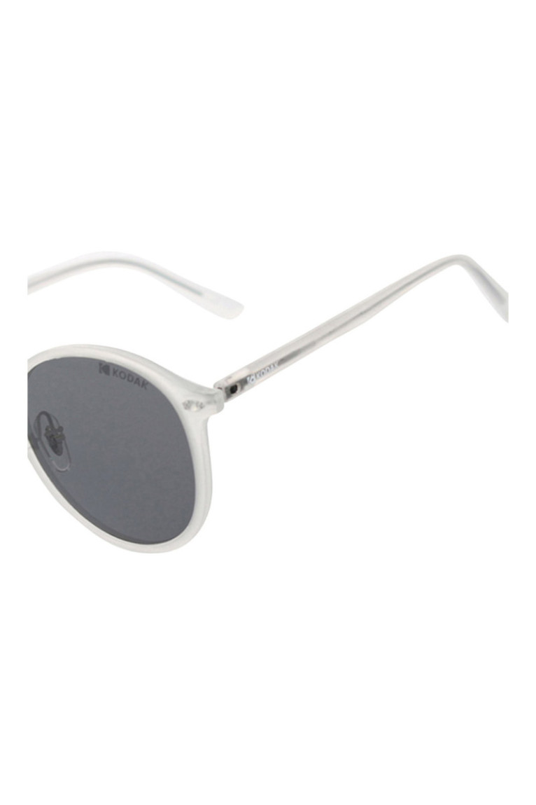 Lunettes de soleil rondes transparentes 49 mm