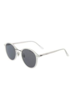 Lunettes de soleil rondes transparentes 49 mm