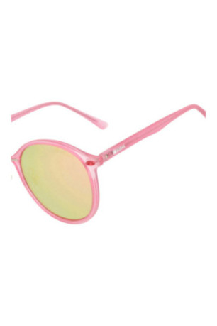 Lunettes de soleil rondes polarisées Rose clair 49 mm