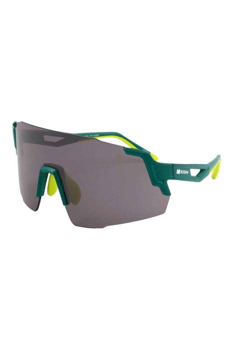 Lunettes de soleil sport Shield Homme Vert mat