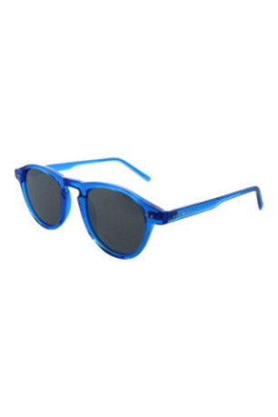 Lunettes de soleil rondes Bleu transparent